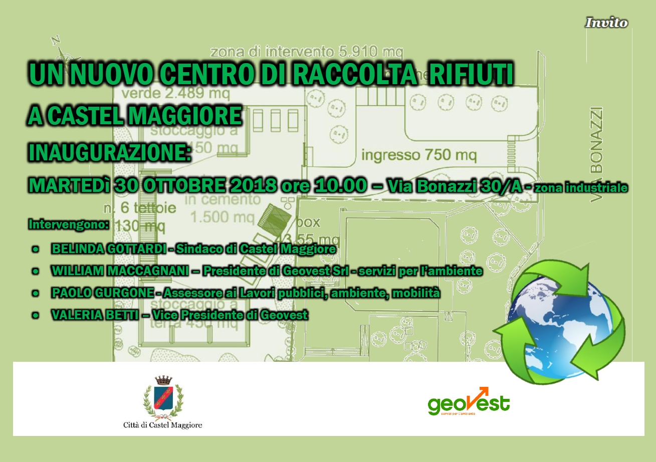 un nuovo centro di raccolta rifiuti a castel maggiore comune di castel maggiore