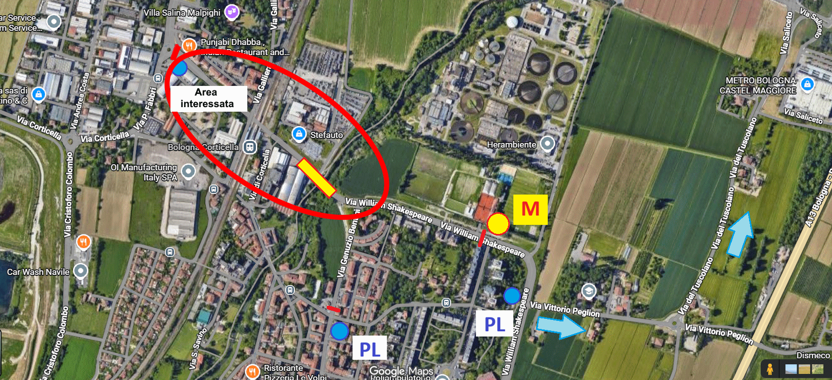 Area lavori