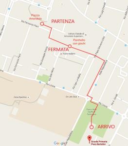 Percorso Piedibus da Piazza Amendola