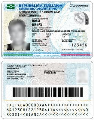 Carta di identità elettronica foto 