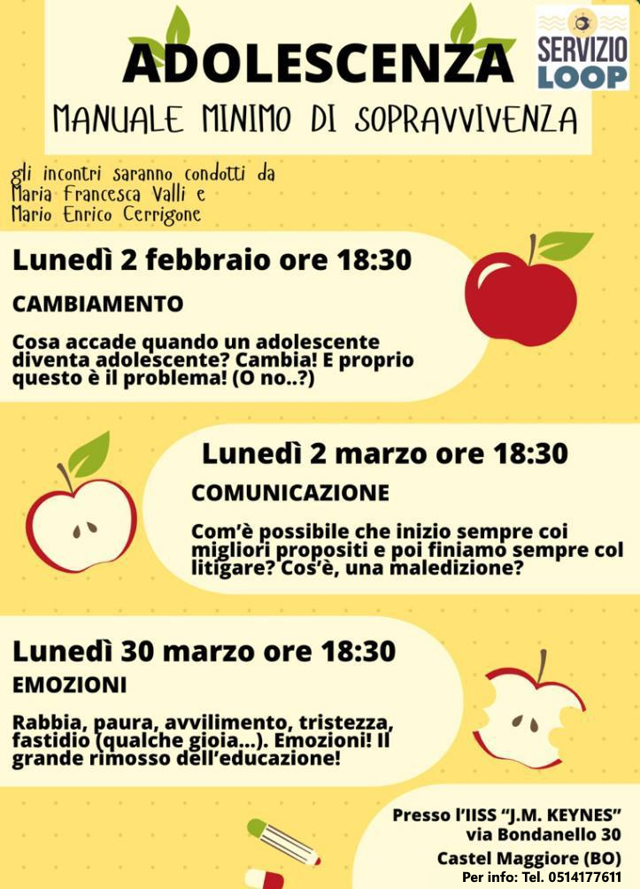 Adolescenza - programma